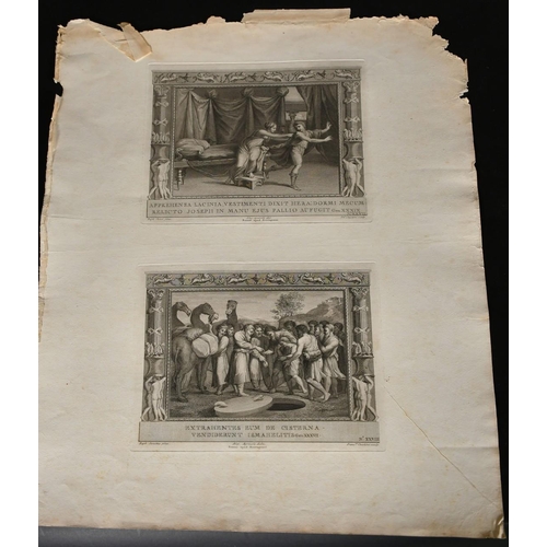 93 - After Raphael, seven Old Master engravings, all figure subjects, sizes from 9.75