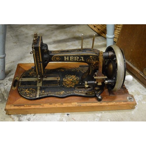 116 - Two sewing machines.