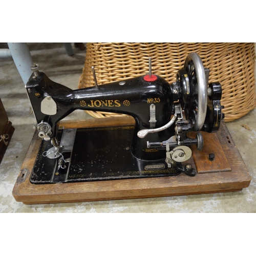 116 - Two sewing machines.