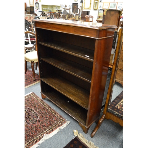 251 - A mahogany open bookcase.
