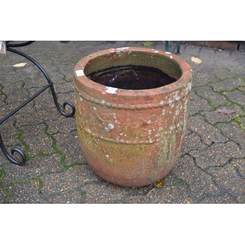 3 - Two terracotta planters.