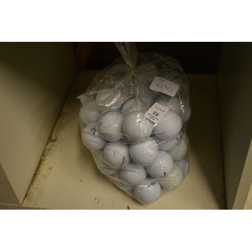 52 - Fifty Bridgestone golf balls.