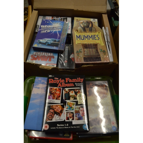 75 - A quantity of comics, dvd's, games, books etc.