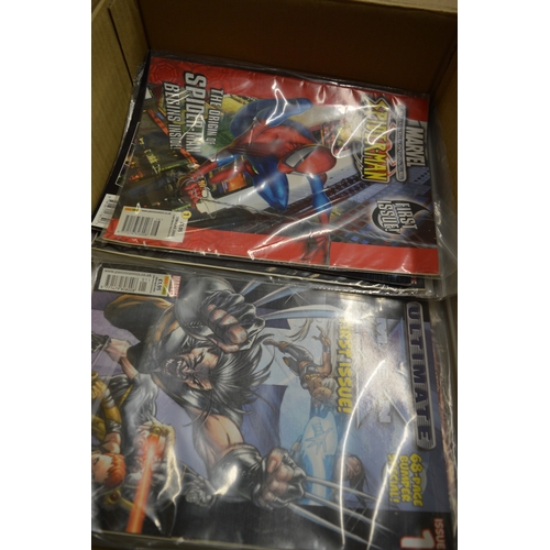 75 - A quantity of comics, dvd's, games, books etc.