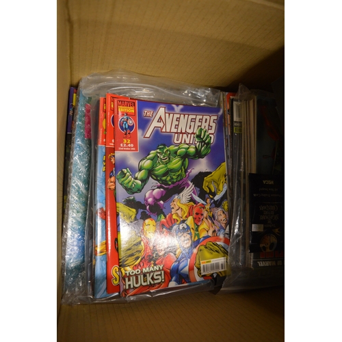 75 - A quantity of comics, dvd's, games, books etc.