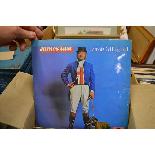 96 - A quantity of records etc.