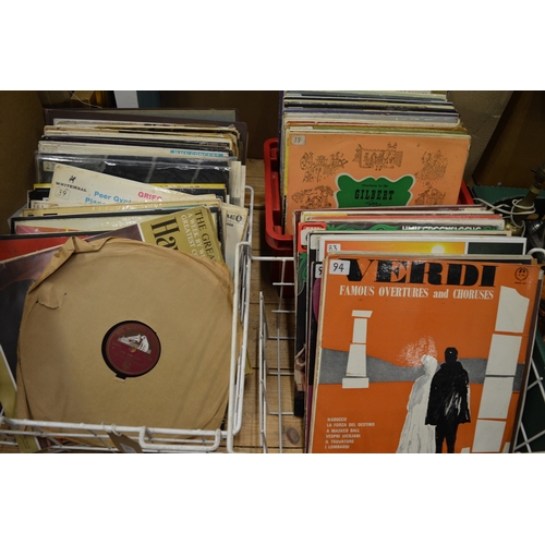 97 - Quantity of records, mostly classical.