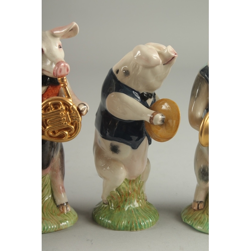 1093 - A COLLECTION OF ELEVEN BESWICK POTTERY PIGS (11)