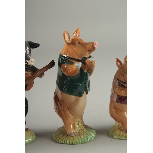 1093 - A COLLECTION OF ELEVEN BESWICK POTTERY PIGS (11)