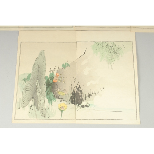 19 - SHOTEI WATANABE (1851-1918): FROM SEITEI'S ALBUM OF KACHOGA; 1890, three original Japanese woodblock... 