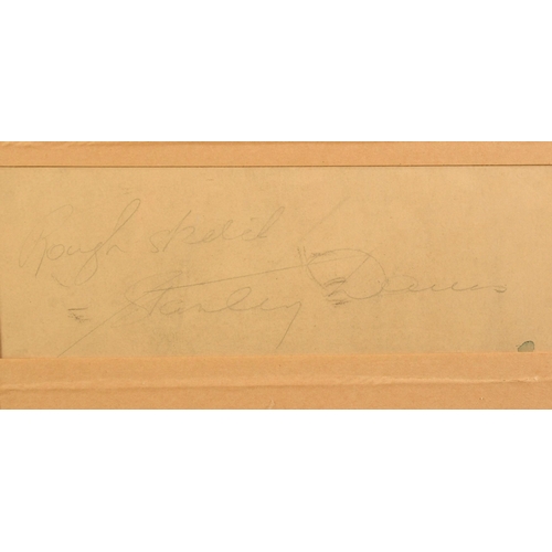 103 - Stanley Davis (20th Century) Possibly New Zealand, a head study of a glamorous woman, watercolour an... 