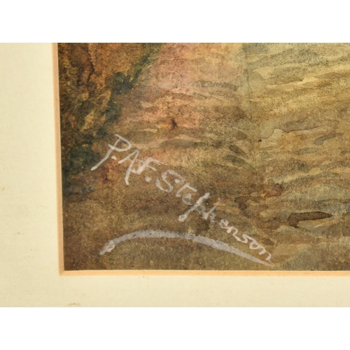 107 - Italian School, Circa 1900, boat in a bay under moonlight, gouache, 4