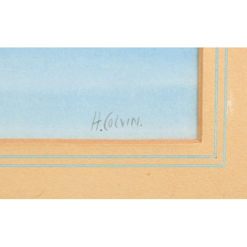118 - H... Colvin (19th - 20th Century) British, A pair of watercolour views of Coastal and river scenes w... 