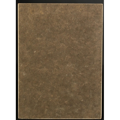 77 - Harold Swanwick (1866-1929), a young female figure holding a white bird outside a country cottage wi... 