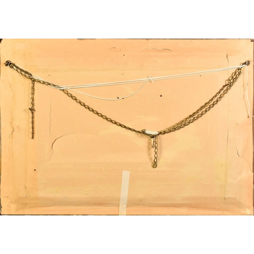 82 - John McDougal (19th/20th Century), figures around a beached boat in a cove, watercolour, signed and ... 