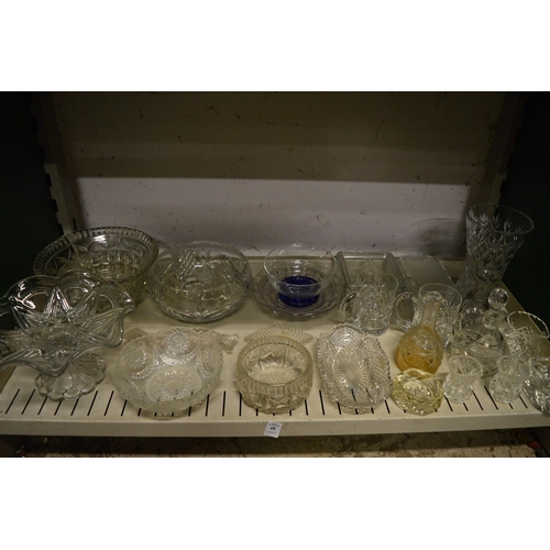 48 - Cut glass bowls etc.