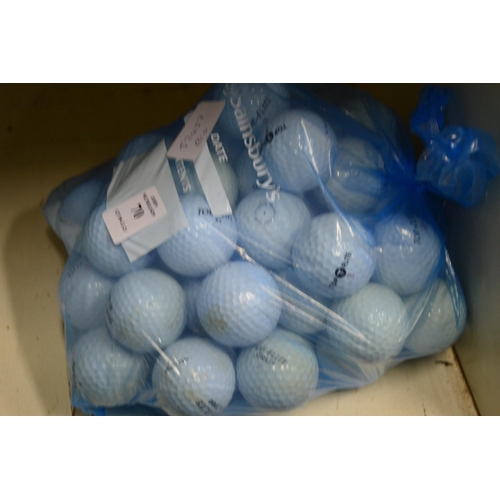 70 - A bag of Top-Flight golf balls.