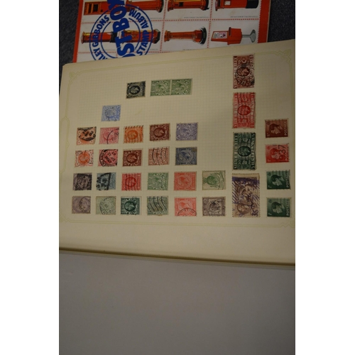 969 - Five various stamp albums with contents.