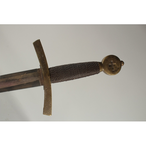 1182 - AN EARLY 20TH CENTURY SWORD, possibly for theatrical use..