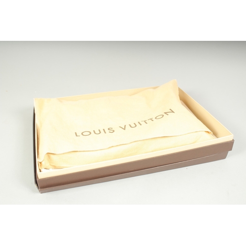 1245 - A LOUIS VUITTON BLACK PATENT BAG in original box.