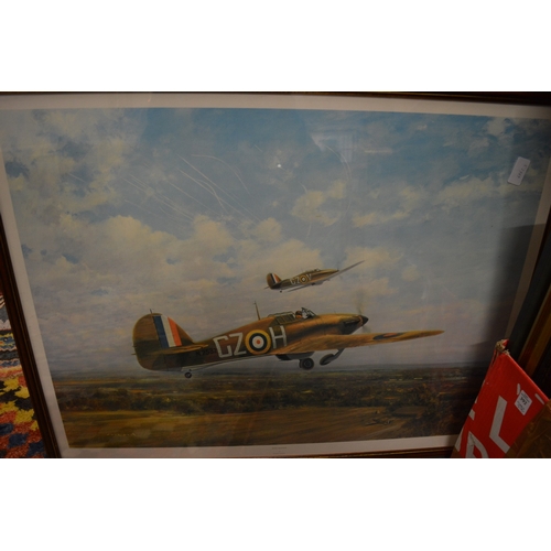 392 - A large quantity of aeronautical prints, some limited edition and signed by the artists.