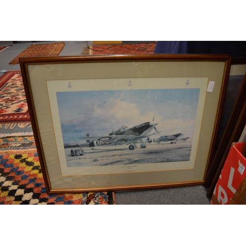 392 - A large quantity of aeronautical prints, some limited edition and signed by the artists.