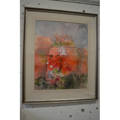 442 - Greta Tomlinson, Cassina Rosa Roma, watercolour, signed and dated.