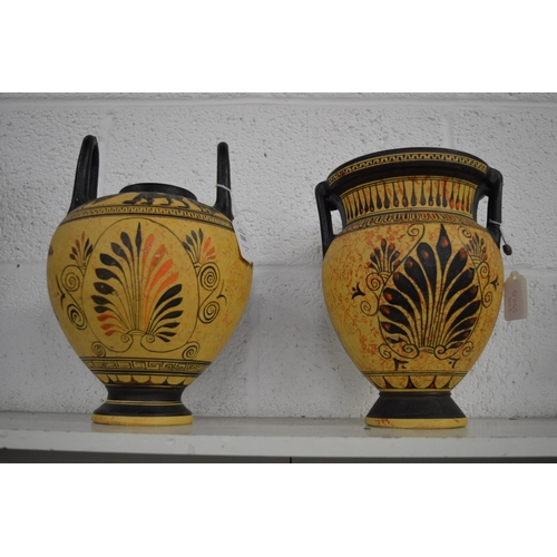 500 - Two Egyptian style amphora vases.