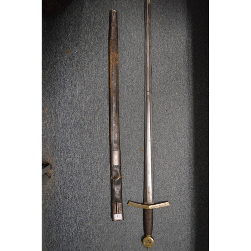 590 - An early 20th century sword, possibly for theatrical use.