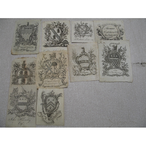 1 - EX-LIBRIS BOOKPLATES, a substantial unsorted collection, 18th - 20th c; mostly armorials but a few C... 