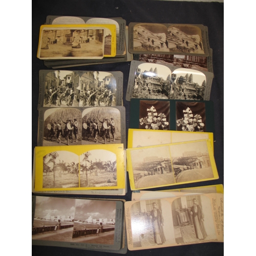 103 - PHOTOGRAPHY: group of 19th and early 20th c. stereoscopic views of the world travel, 1860's to 1910.