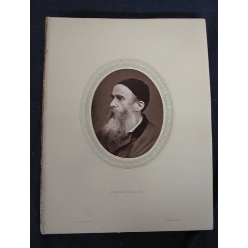 131 - PHOTOGRAPHY: 50 Woodburytype portraits of famous men of the late 19th century, 1870's/80's.