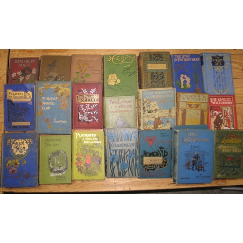 160 - DECORATIVE COVERS, 47 vols of children's adventure stories, fiction & non-fiction in pictorial or de... 