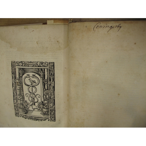 176 - TERTULLIUS / TERTULLIAN, Opera, folio, woodcut illus., (edges soft, etc.) later quarter reversed cal... 