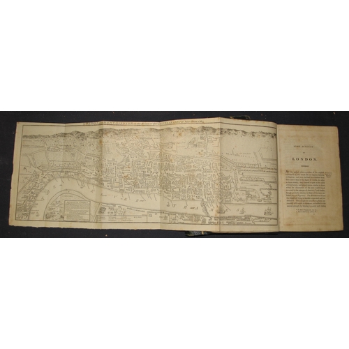 198 - [LONDON] PENNANT (Thomas) Some Account of London, 1 vol bound as 2 vols, 8vo, folding map, plates, l... 