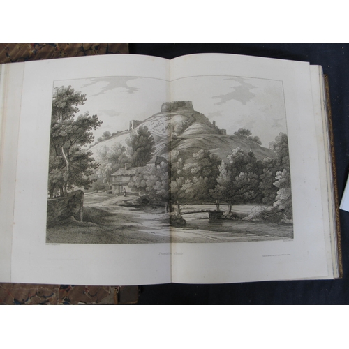 210 - [WEST COUNTRY TOPOGRAPHY] GOUGH / CAMDEN, Britannia, vol 1 only (of 4), large folio, 4 x folding / d... 