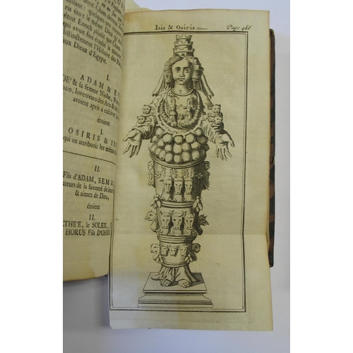 217 - [JUDAICA] BASNAGE (J.) Antiquitez Judaiques, 2 vols, 12mo, 25 plates (incl. frontispieces & maps; mo... 