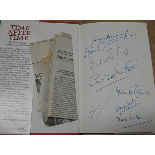 315 - [SIGNED by cast, etc.] KEANE (Molly) Time After Time, 8vo, d.w., L., reprint, 1983 SIGNED & INSCRIBE... 