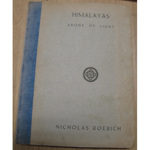 320 - ROERICH (Nicholas) Himalayas. Abode of Light, 4to, col. frontis & tipped-in plates, cloth-backed boa... 