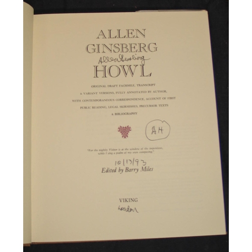 330 - [SIGNED] GINSBERG (Allen) [Edited by Barry Miles], HOWL Original Draft Facsimile, Transcript & Varia... 