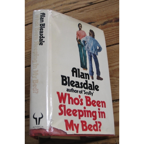 338 - [SIGNED etc.] BLEASDALE (Alan) Who's Been Sleeping in my Bed? London: Hutchinson, (1977). Bleasdale'... 