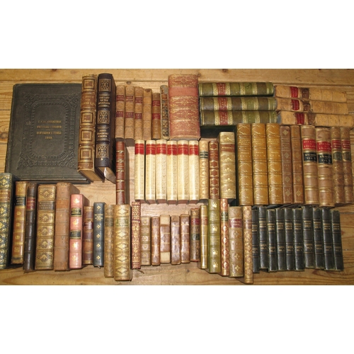 443 - [BINDINGS] quantity of misc. lit., history, etc., 4to et infra, mostly 19th c., variously leather bo... 