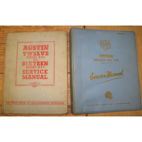 452 - [MOTORING / CARS] Austin Twelve Series L1, S.1 and Sixteen Series B.S.1. Service manual, 4to, illus.... 