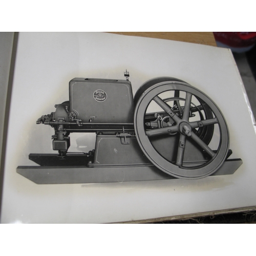 458 - [AUTOMOBILIA / PUMPS & ENGINES TRADE CATALOGUE], obl. 4to album of linen mounted photographs of pump... 