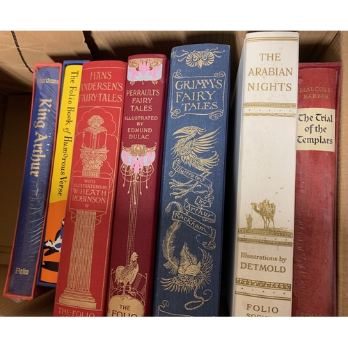 487 - CHILDREN'S BOOKS, misc. collection incl. Folio Soc. Reprints (1 box).