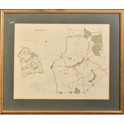 1017 - Robert Morden, 'England', a hand coloured map, 14.5