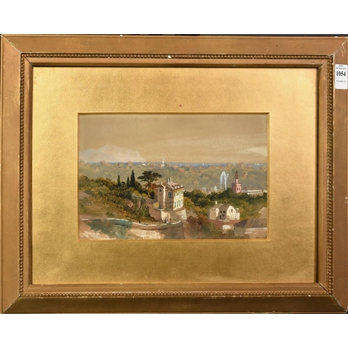 1054 - 19th Century, an Italian view, watercolour, 6.25