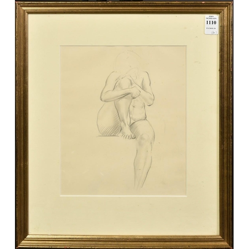 1110 - Henry Cotterill Deykin (1905-1989), a group of four figural studies, pencil, circa 1934, each around... 