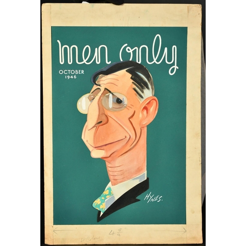 1152 - Edward Hynes (1897-1982), original front cover illustration for Men Only October 1946, featuring Eam... 