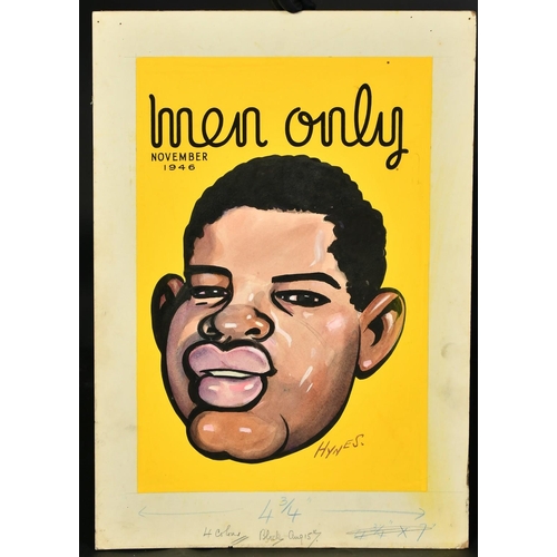 1155 - Edward Hynes (1897-1982), original front cover illustration for Men Only November 1946, featuring Jo... 